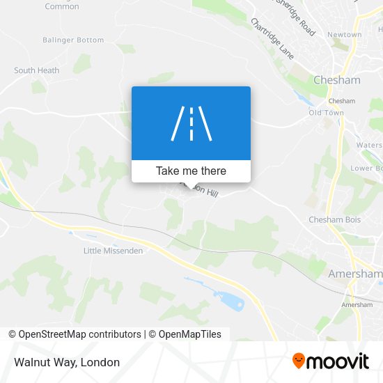 Walnut Way map