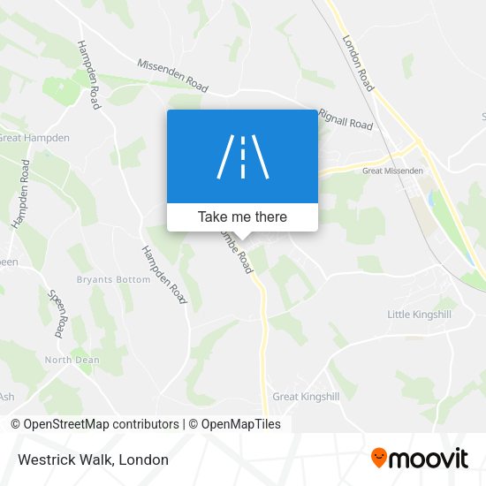 Westrick Walk map