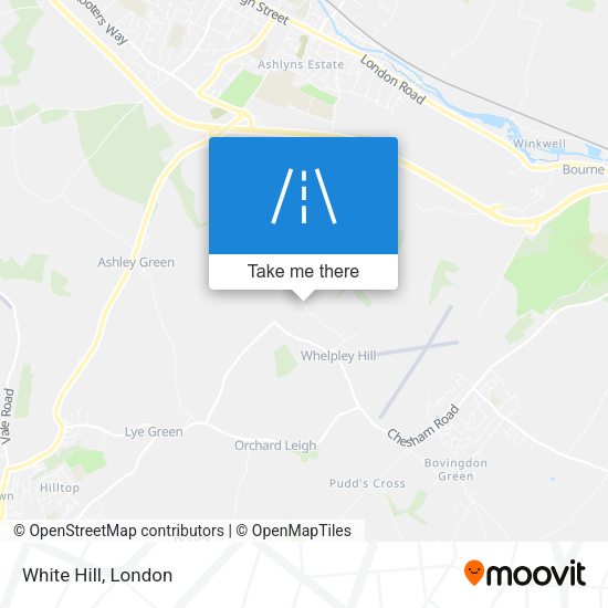 White Hill map