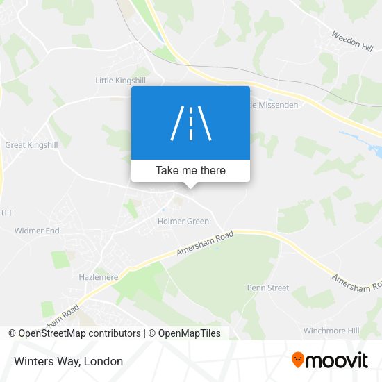Winters Way map