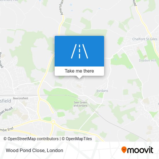 Wood Pond Close map