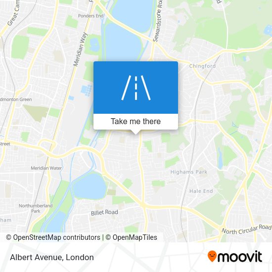 Albert Avenue map