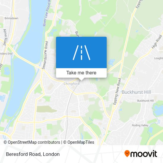 Beresford Road map