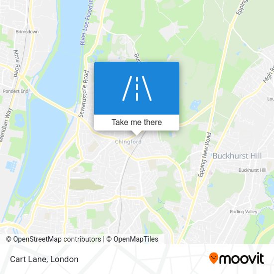 Cart Lane map