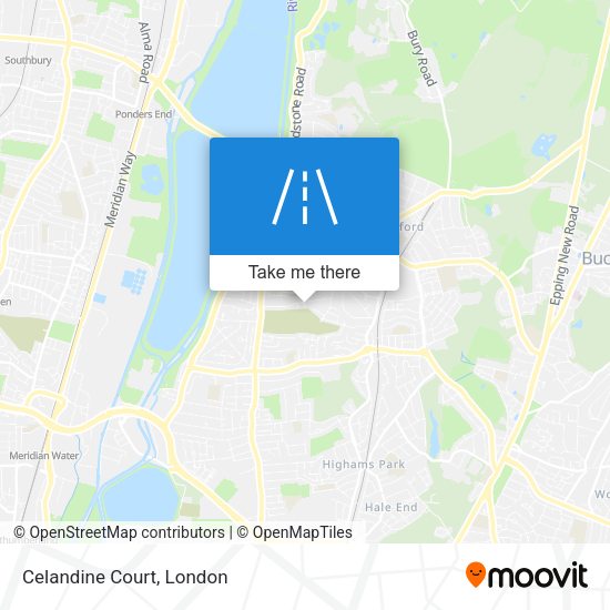 Celandine Court map