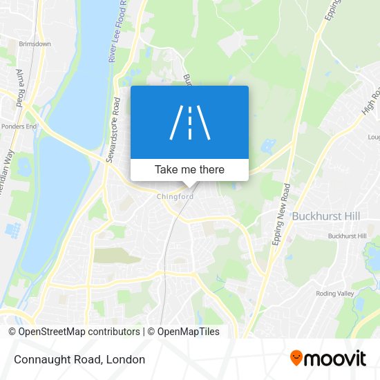 Connaught Road map