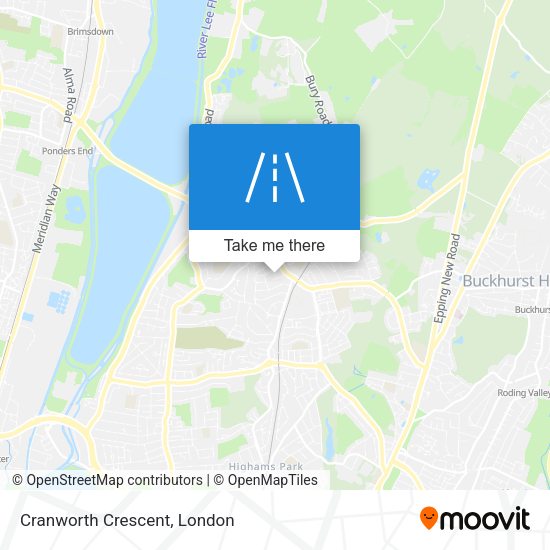Cranworth Crescent map