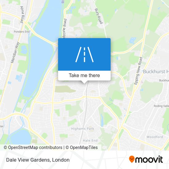 Dale View Gardens map