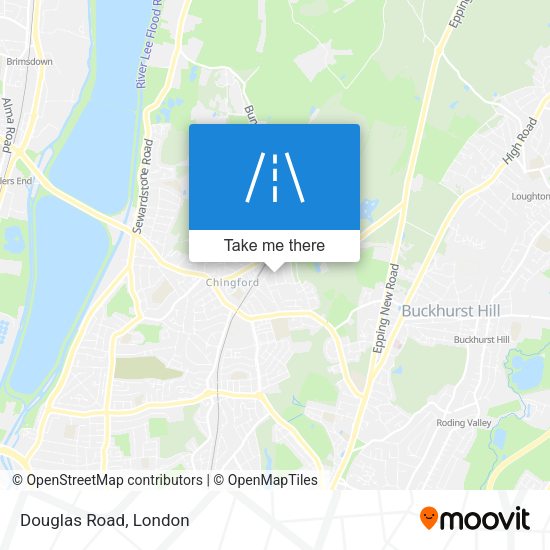 Douglas Road map