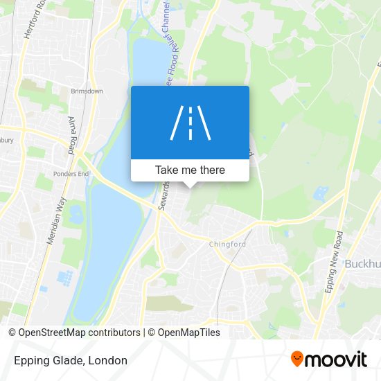 Epping Glade map