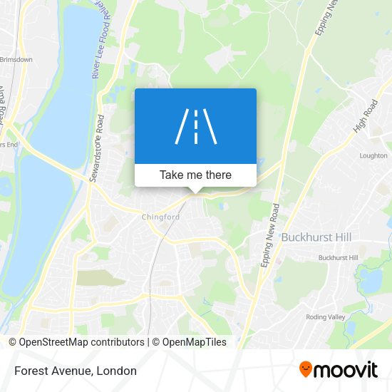 Forest Avenue map