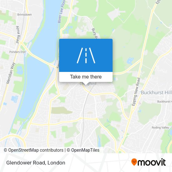 Glendower Road map