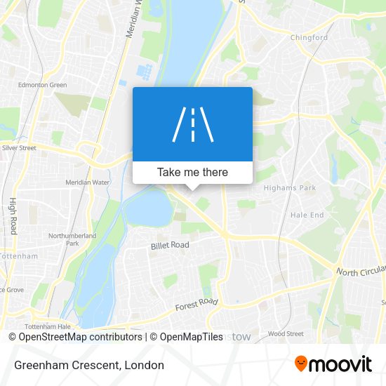 Greenham Crescent map