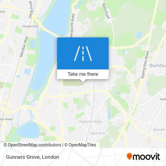 Gunners Grove map