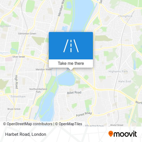 Harbet Road map