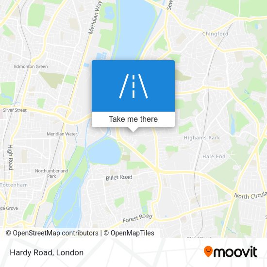 Hardy Road map