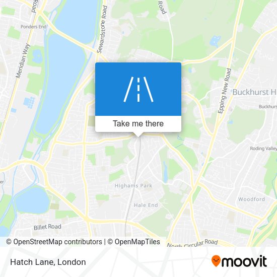 Hatch Lane map