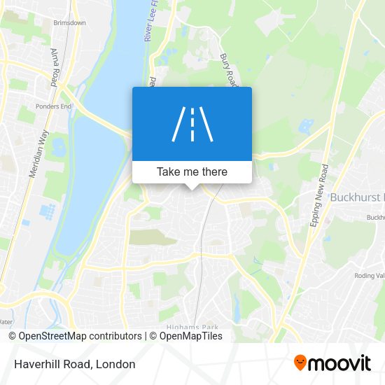 Haverhill Road map