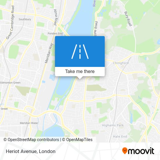 Heriot Avenue map