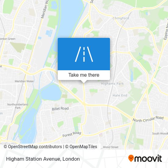 Higham Station Avenue map