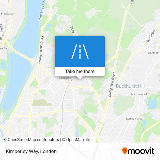 Kimberley Way map