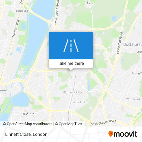 Linnett Close map