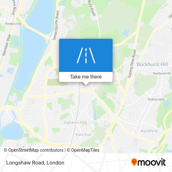 Longshaw Road map