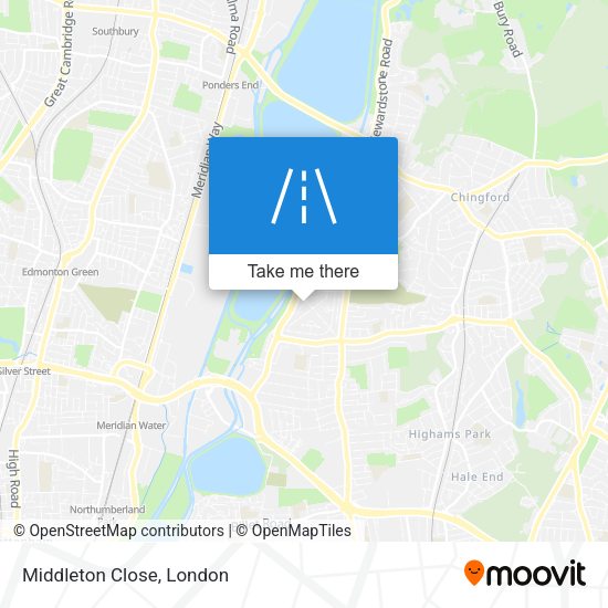 Middleton Close map