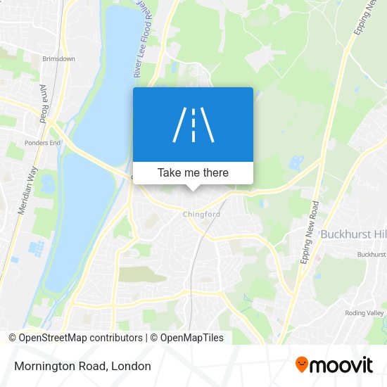 Mornington Road map
