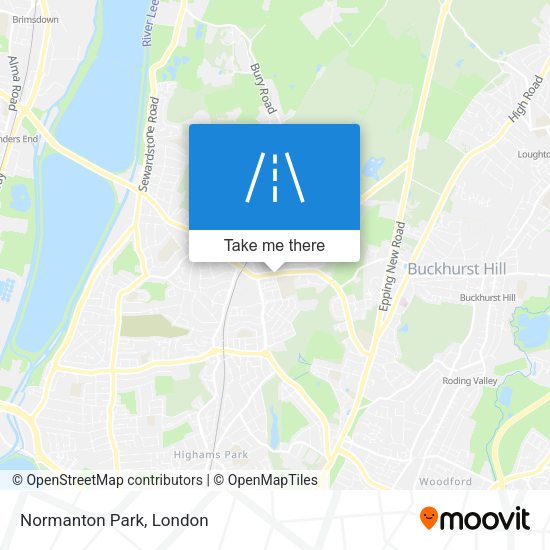 Normanton Park map