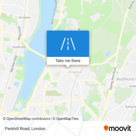 Parkhill Road map
