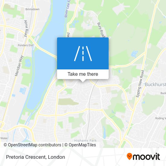 Pretoria Crescent map