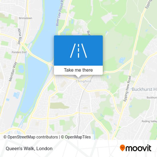 Queen's Walk map