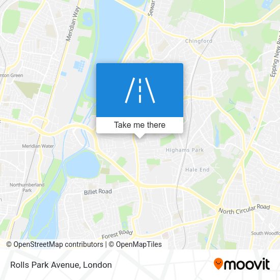Rolls Park Avenue map
