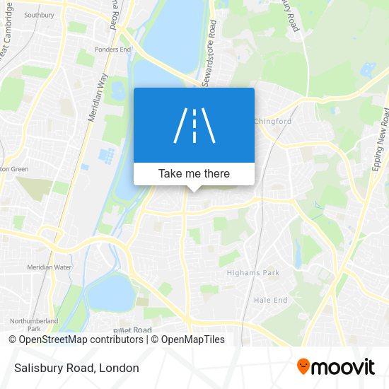 Salisbury Road map