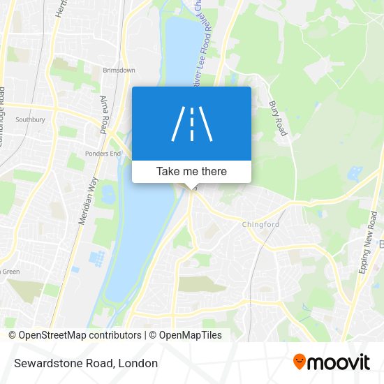 Sewardstone Road map