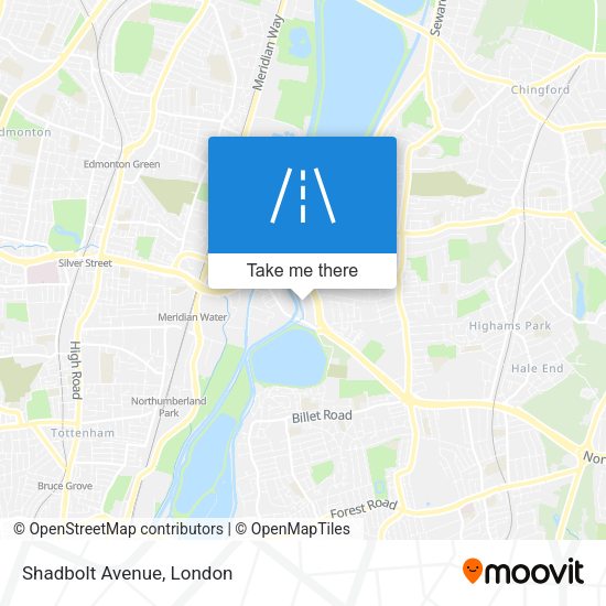 Shadbolt Avenue map