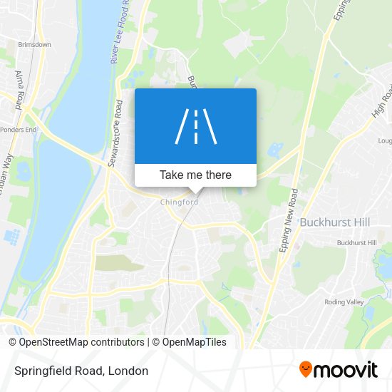 Springfield Road map