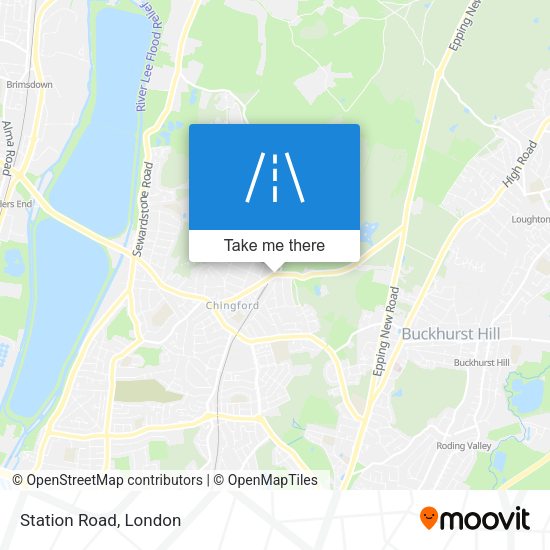 Station Road map