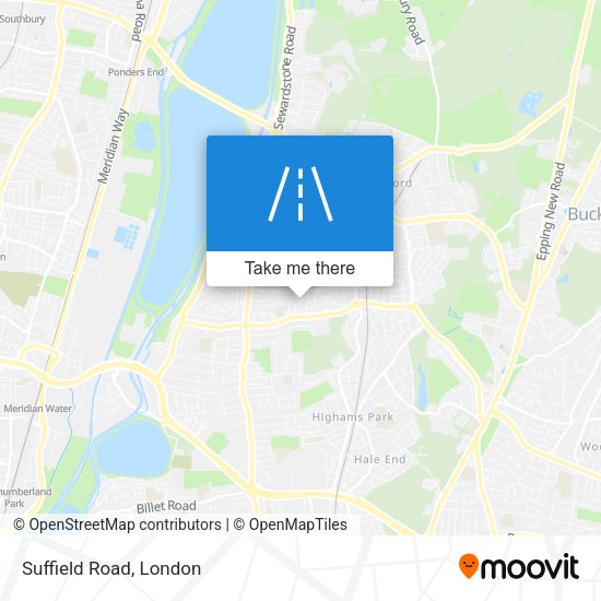 Suffield Road map