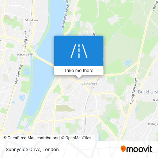 Sunnyside Drive map