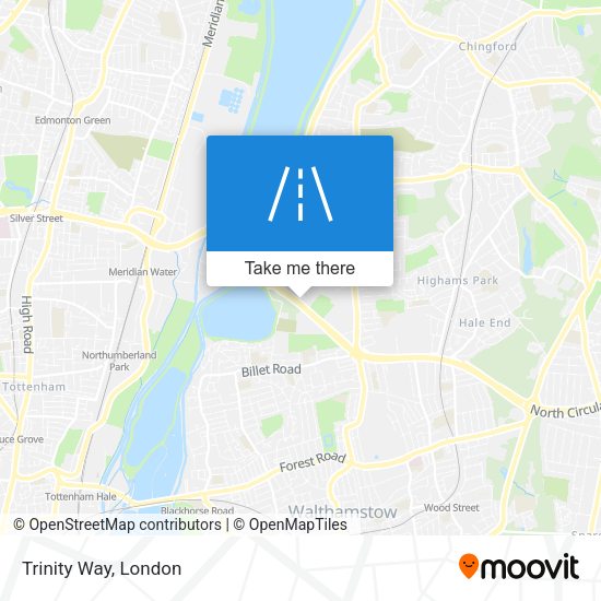Trinity Way map