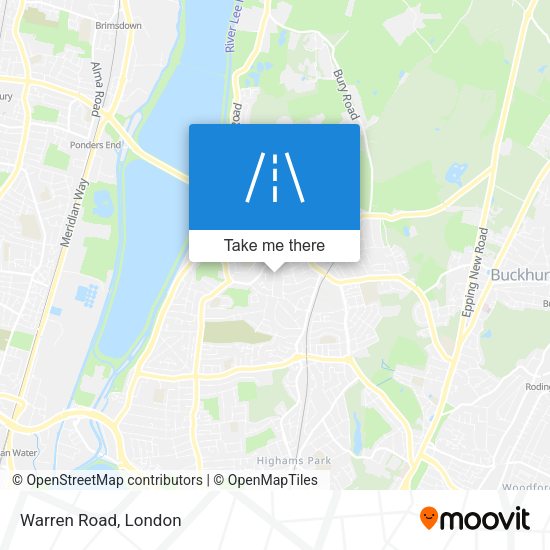 Warren Road map