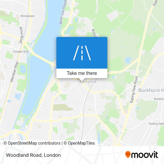 Woodland Road map