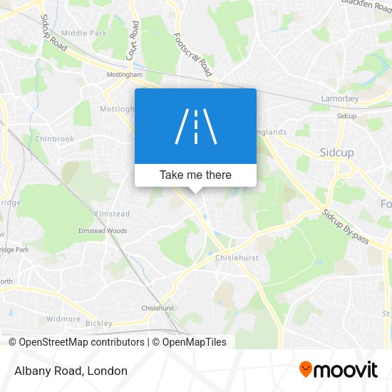 Albany Road map