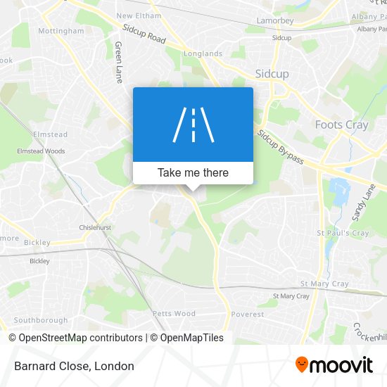 Barnard Close map