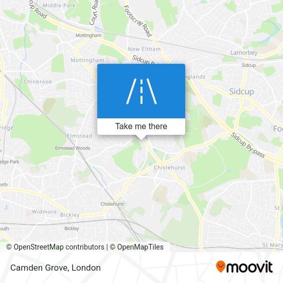 Camden Grove map