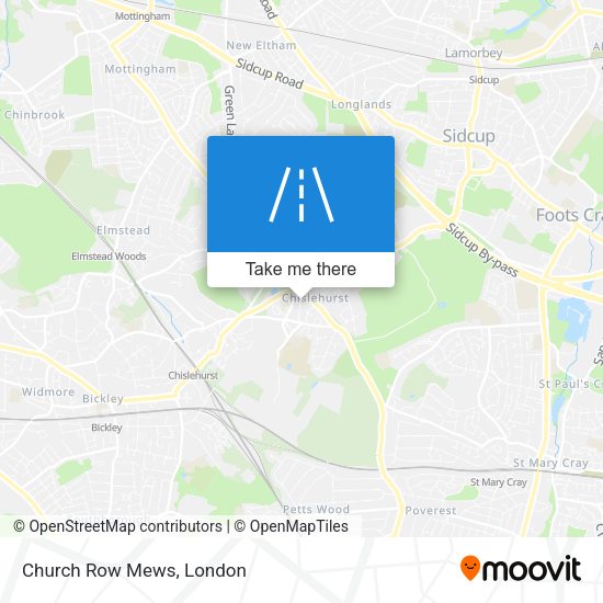 Church Row Mews map