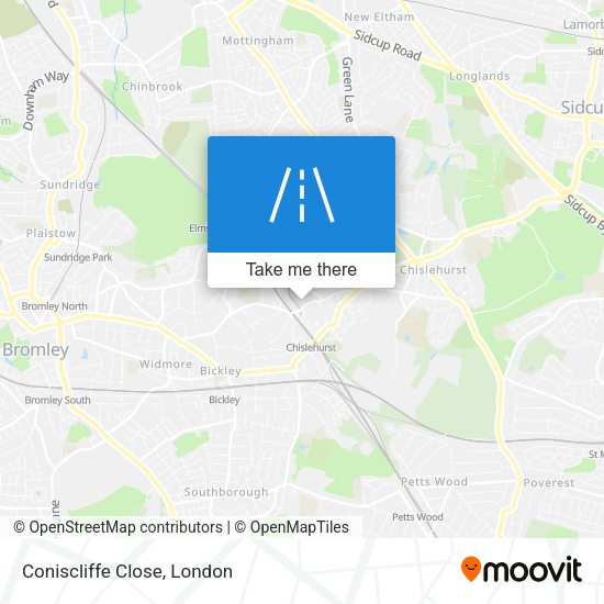 Coniscliffe Close map