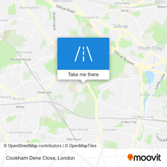 Cookham Dene Close map